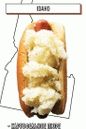 hot dog burgonyapürével