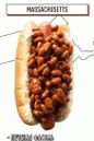 sült bab hot dog