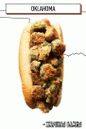 hot dog sült okra