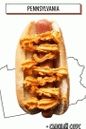 hot dog sajtmártással