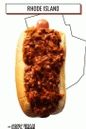 hot dog fűszerekkel chili szósszal