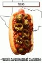 hot-dog chilivel és pácolt jalapenókkal