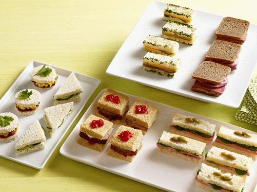 Fénykép 50 recept a brit mini tea szendvicsekről