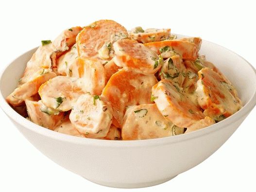 43. Burgonya saláta édes burgonyával és chipotle-rel