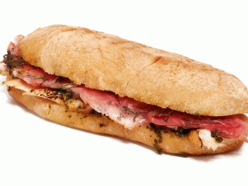 Saltimbocca panini csirkével