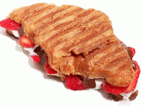 Bogyós croissant a sajtó alatt