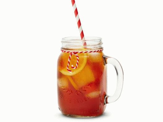 Fotó alkoholos jeges tea citrommal