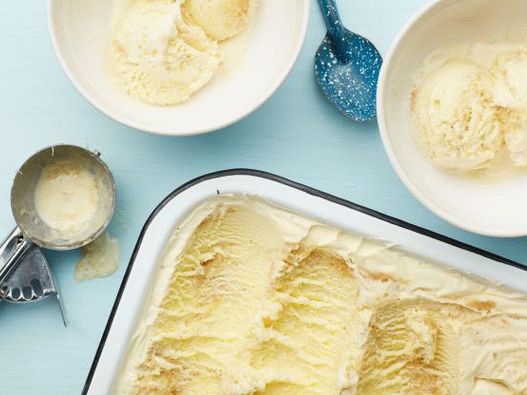 Fotó ananász fagylalt otthon