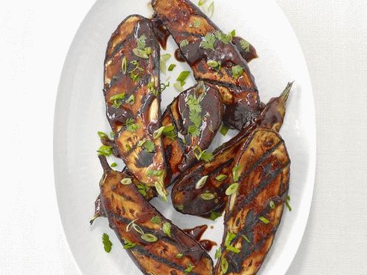 Fotó grillezett padlizsánnal máz hoisinben