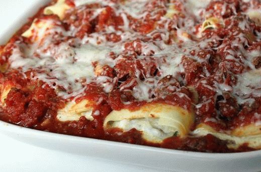 Fotó Palacsinta édes paprikával és ricotta sajttal