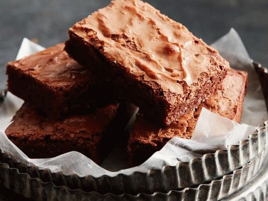Photo Brownie Nutella-val