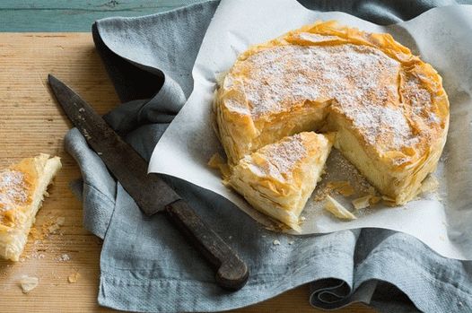 Bougatsa - görög quiche fényképe