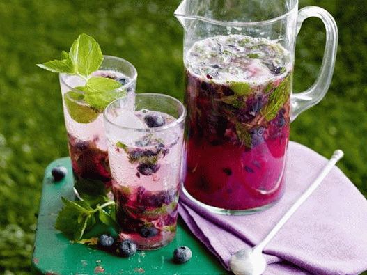 Fotó áfonya-gyömbér Mojito