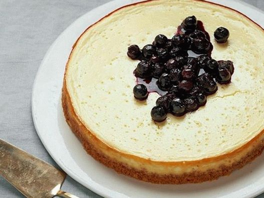 Fotó áfonya sajttorta görög joghurttal