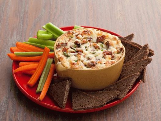 Fotós dip szósz svájci sajttal és szalonnával