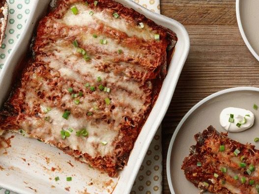 Fotó Enchiladas kecskesajtral töltve