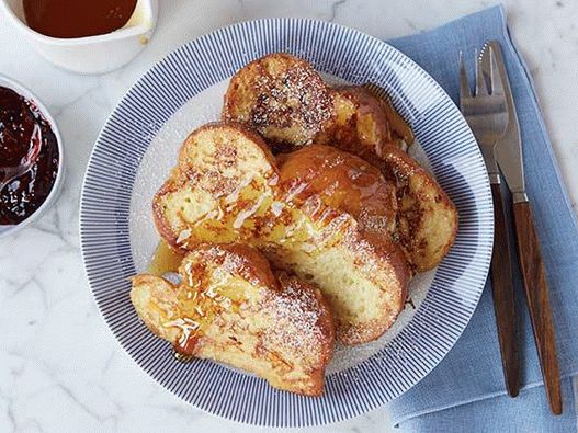 Fotós francia Challah pirítós
