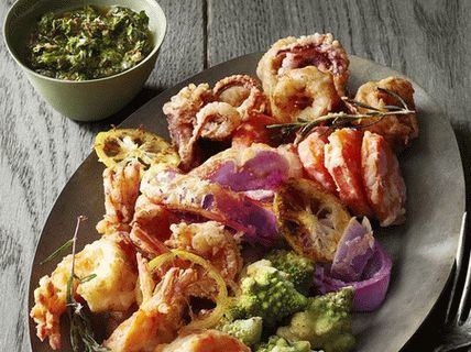 Fénykép Fritto Mysto szardella dipmártással