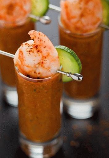 Fénykép Gazpacho uborkával