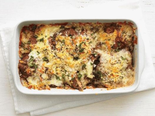 Fotó Portobello gomba gratin