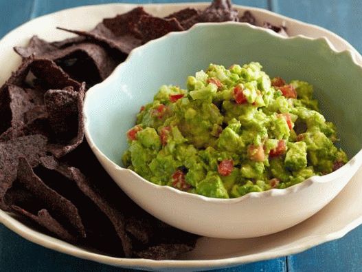 Fénykép Guacamole-ból fokhagymával