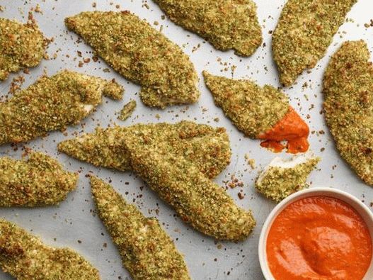 Fotós ropogós csirkecsíkok (egészséges étrend)