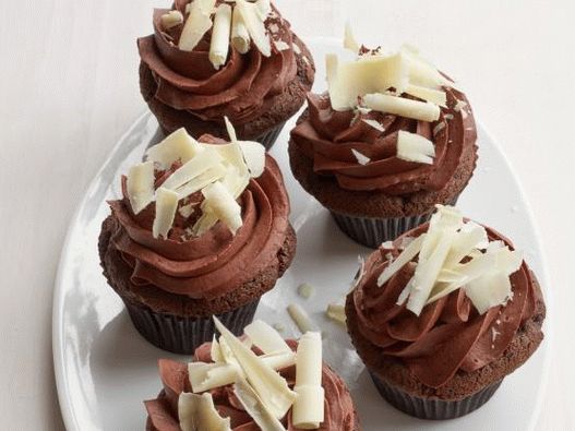 Fotó Cupcake csokoládé töltelékkel