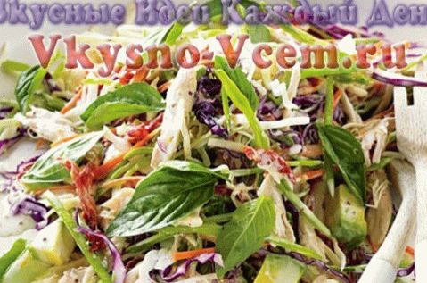 káposzta könnyű saláta avokádóval