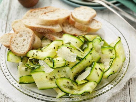 Fénykép Zucchini Carpaccio