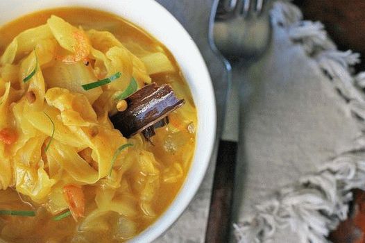 Fotó fehér káposzta curry