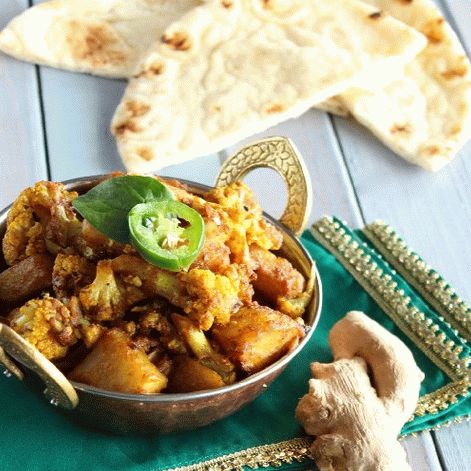 Fotós párolt burgonya karfiollal