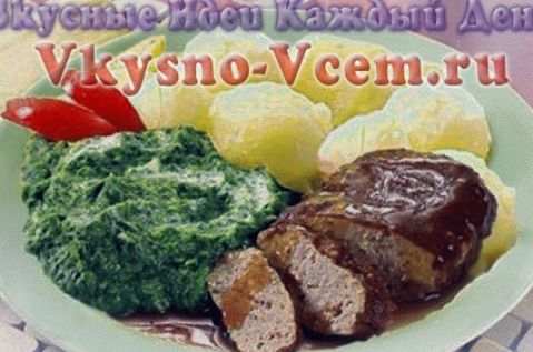 Lédús sertésborda spenótmártással