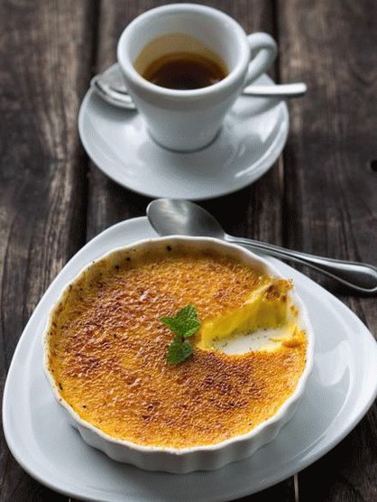 Photo creme brulee