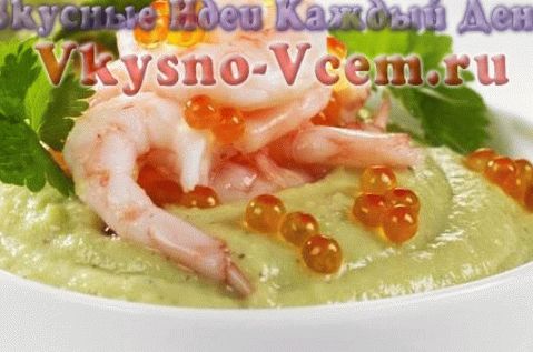 Tejszínes leves garnélarákkal és sajttal