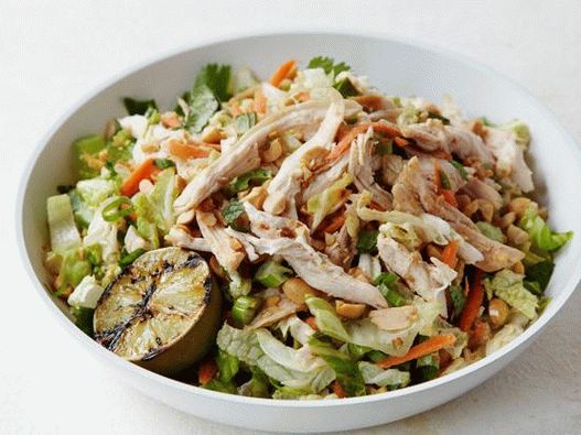 Fotó-ázsiai csirke saláta