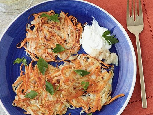 Photo Latkes édes burgonyával