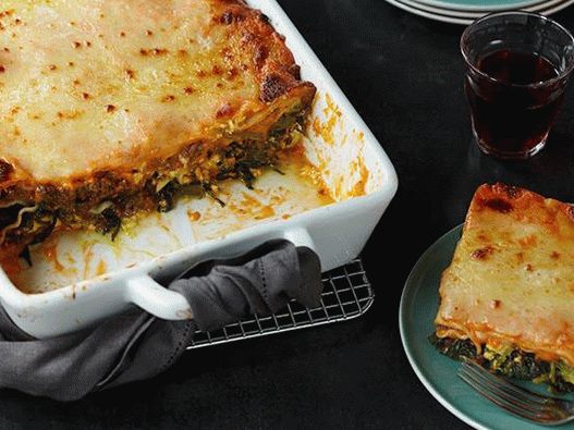 Fotó Spenót Lasagna