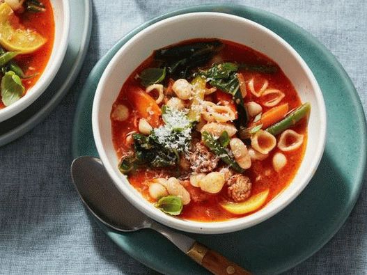 Photo nyári minestrone abruzzo