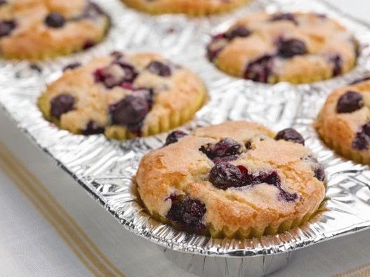 Fotós citrom Muffin áfonyaval