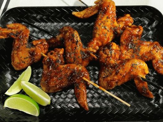 Rántott csirkeszárny barbecue sör szószban