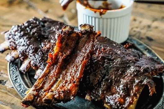BBQ sertésborda fűszeres édes mártással