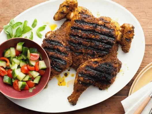 Grillezett csirke curryvel Grillezett csirke curryvel