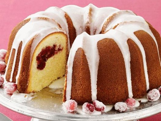Ételfotózás - Citrom Bundt áfonya Cupcake