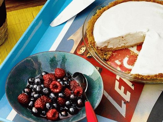 Az étel fényképe - pite fagyasztott citrom töltelékkel