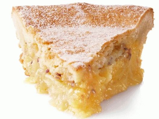 Az étel fényképe - Sand citrom pite levendulaval