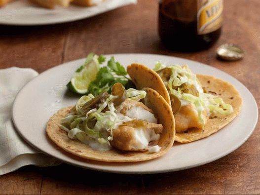 Tacos halak tésztában