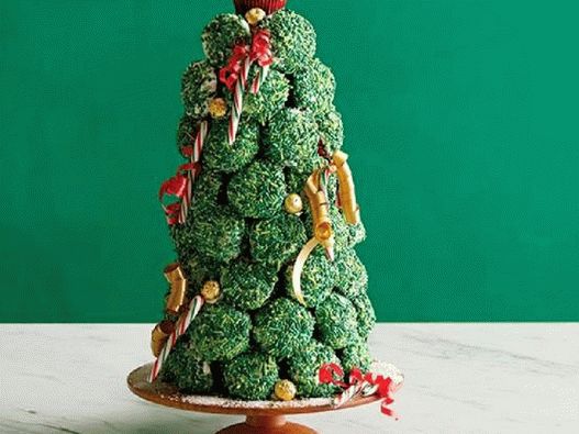 Cupcakesből készült karácsonyfa