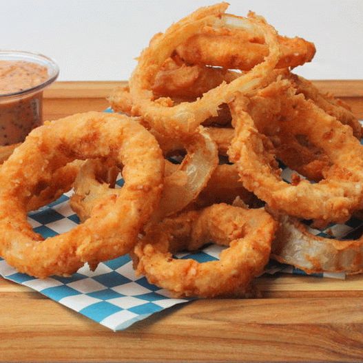 Fotóhagyma gyűrűk steak ház stílusában