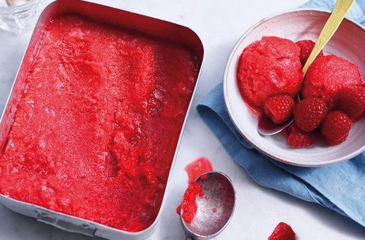 Photo Raspberry Sorbet