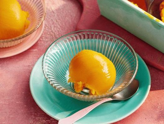 Photo Mango sorbet